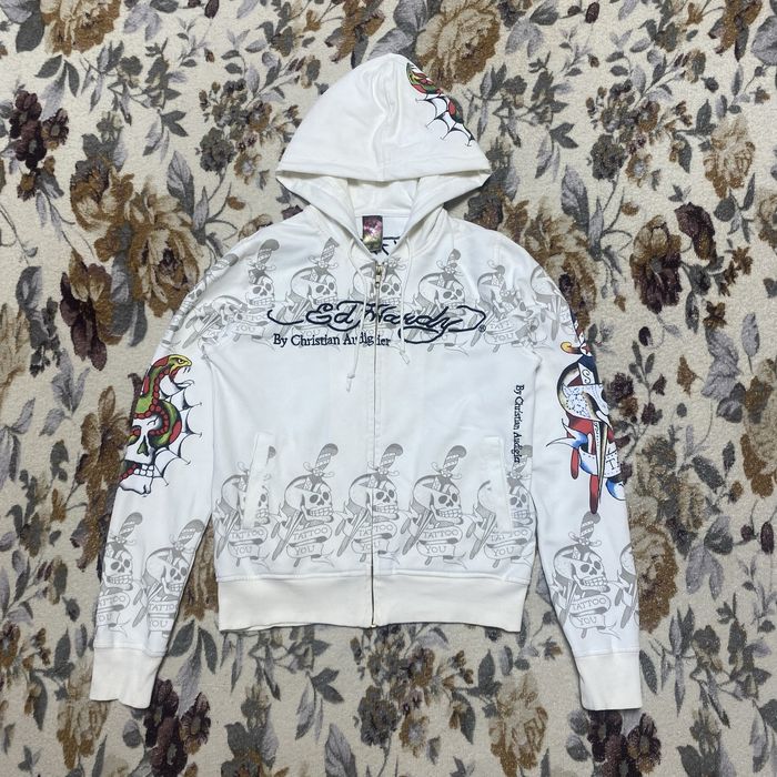 Ed hardy zip hoodie