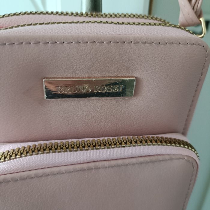 Torebka damska mała pudrowy róż