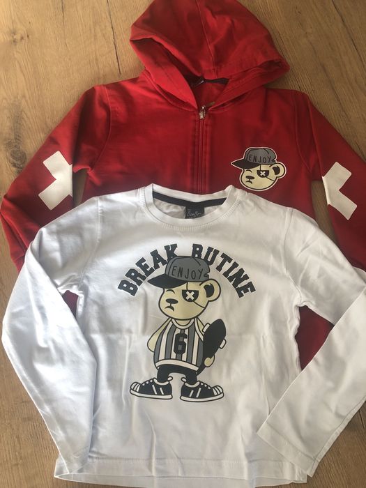 Komplet bluza rozpinana z bluzka r122