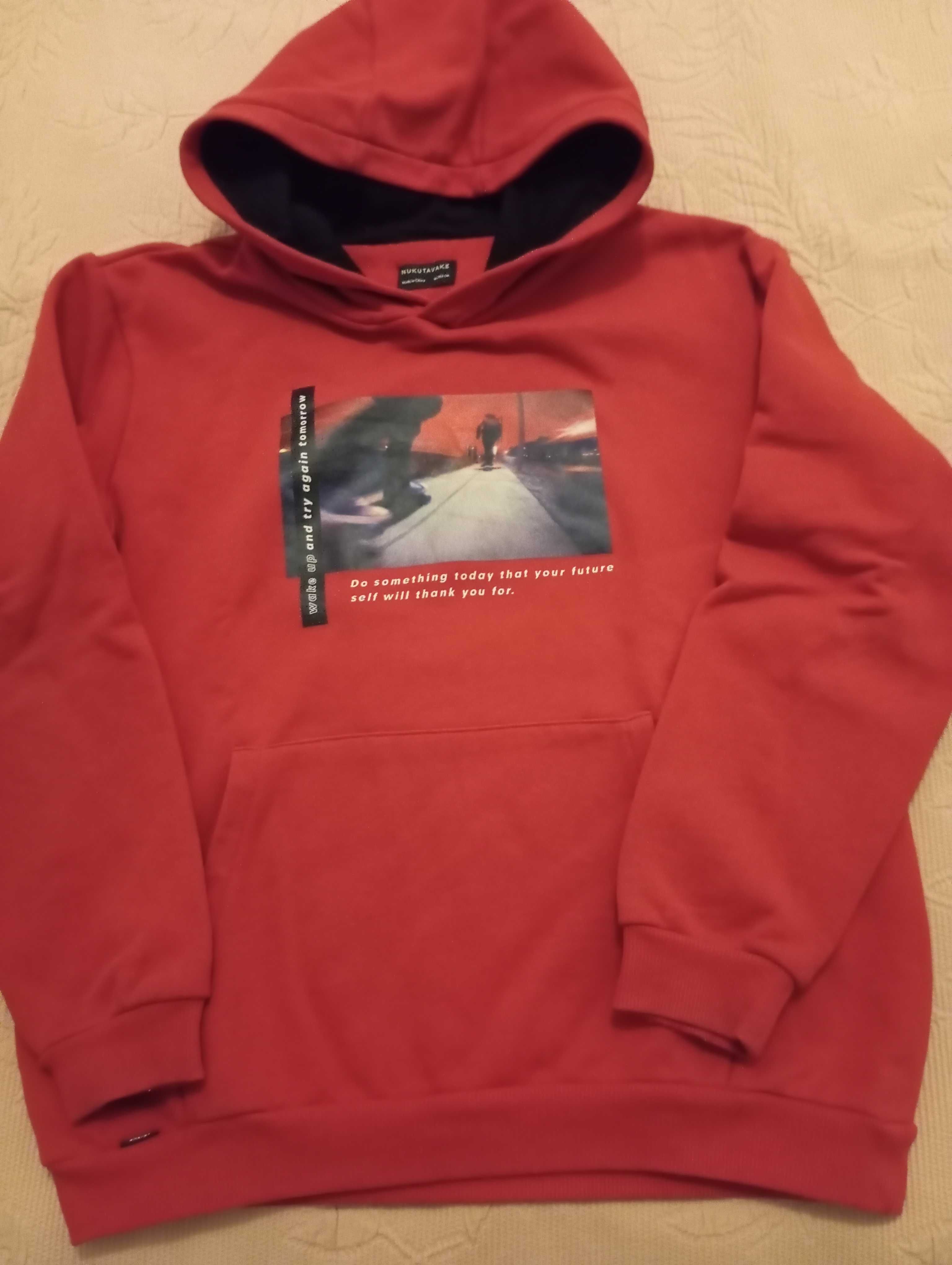 Hoodie com capuz "Nukutavake"- T16 anos