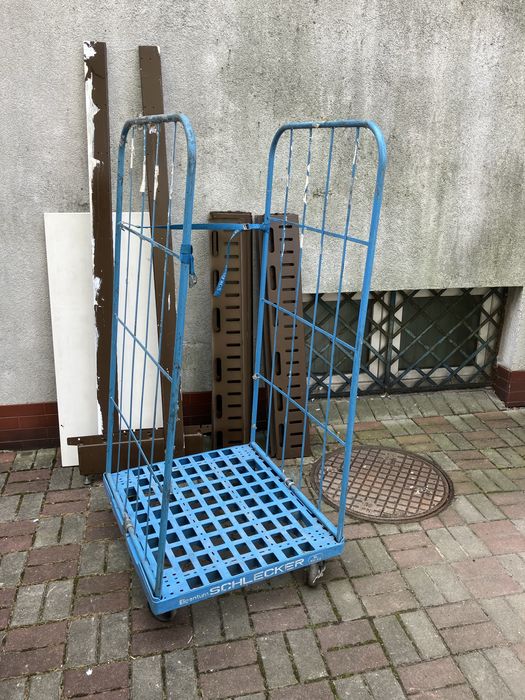 Wózek transportowy magazynowy