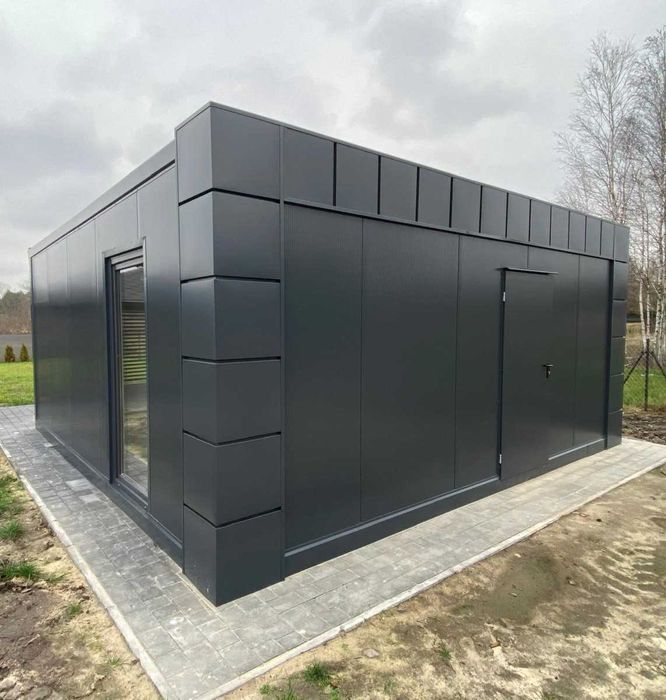 Pawilon mieszkalny 6m x 6m z płyty warstwowej PIR 100 PRODUCENT