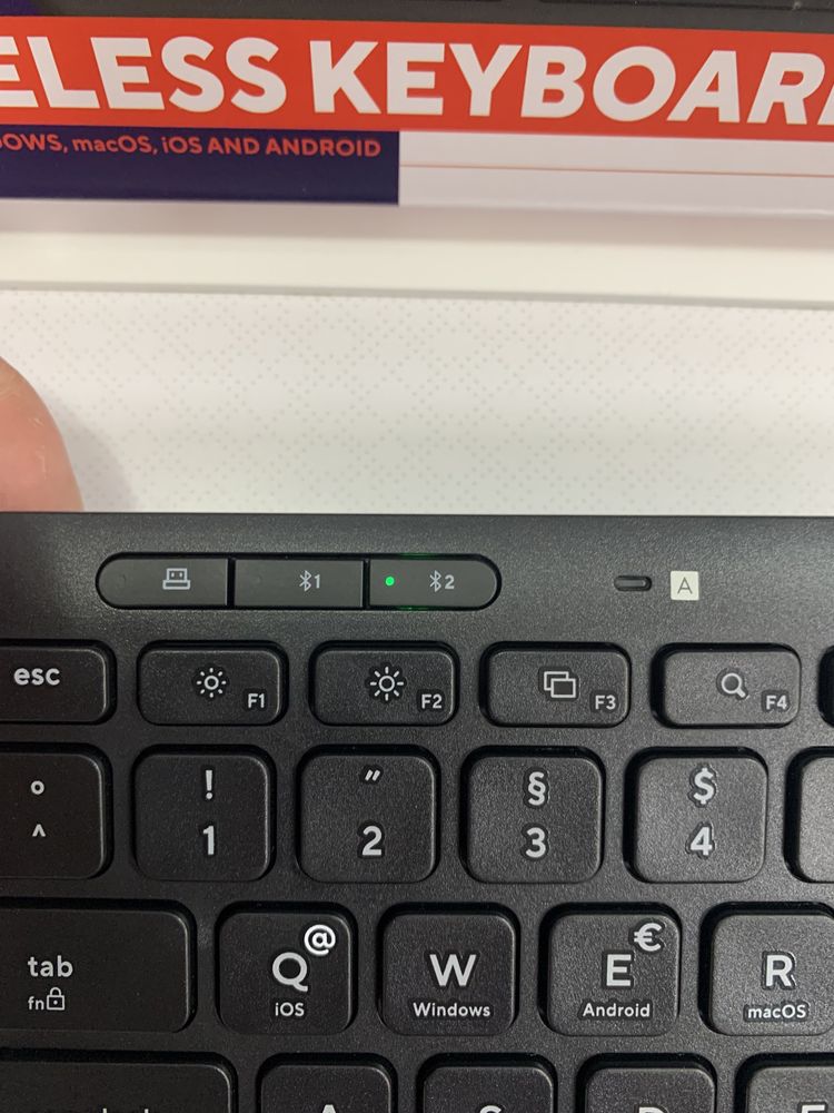 Бездротова клавіатура Trust Lyra Wireless Keyboard (НОВА, з Європи)