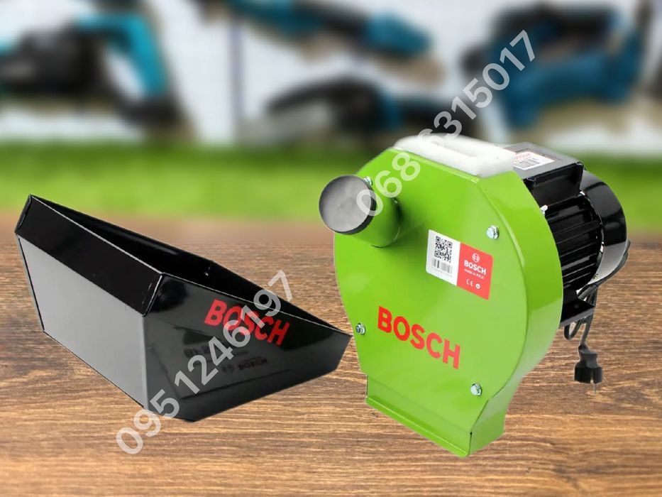 Зернодробилка Bosch BFS 4200 Дробилка зерна + кукурузные кочаны