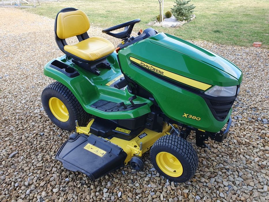 John deere x380,v2 Kawasaki 23HP x350 x540 + gratis zbieracz do trawy