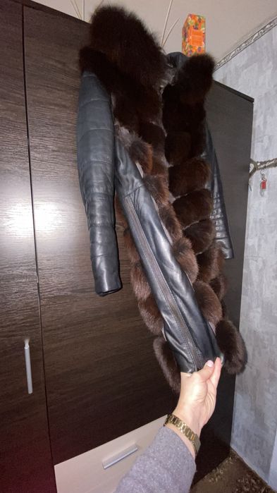 Шуба / желетка із песця 2 в одному