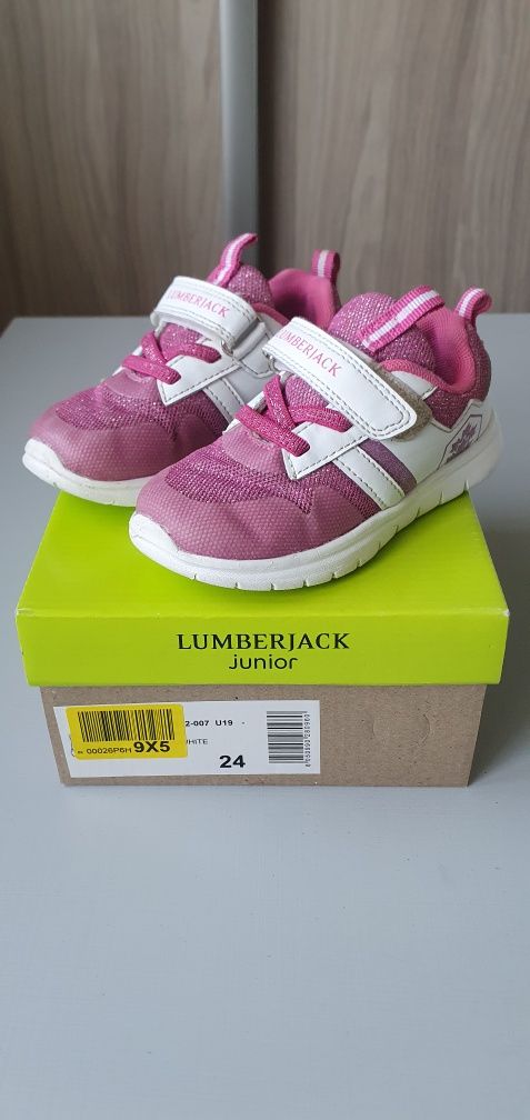 Adidasy sneakersy Lumberjack r.24 brokatowe lekkie i elastyczne