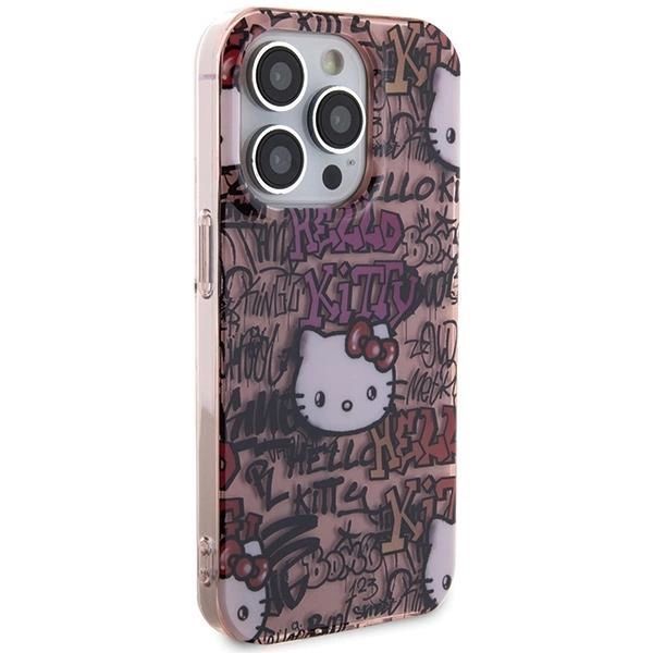 Etui Hello Kitty Iml Tags Graffiti Na Iphone 13 Pro Max - Różowe