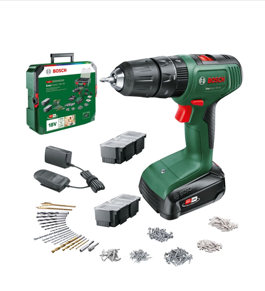 Wiertarko-wkrętarka BOSCH EasyImpact 18V-40  z akumulatorem