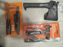Zestaw kempingowy siekierka nóż multitool survival fiskars