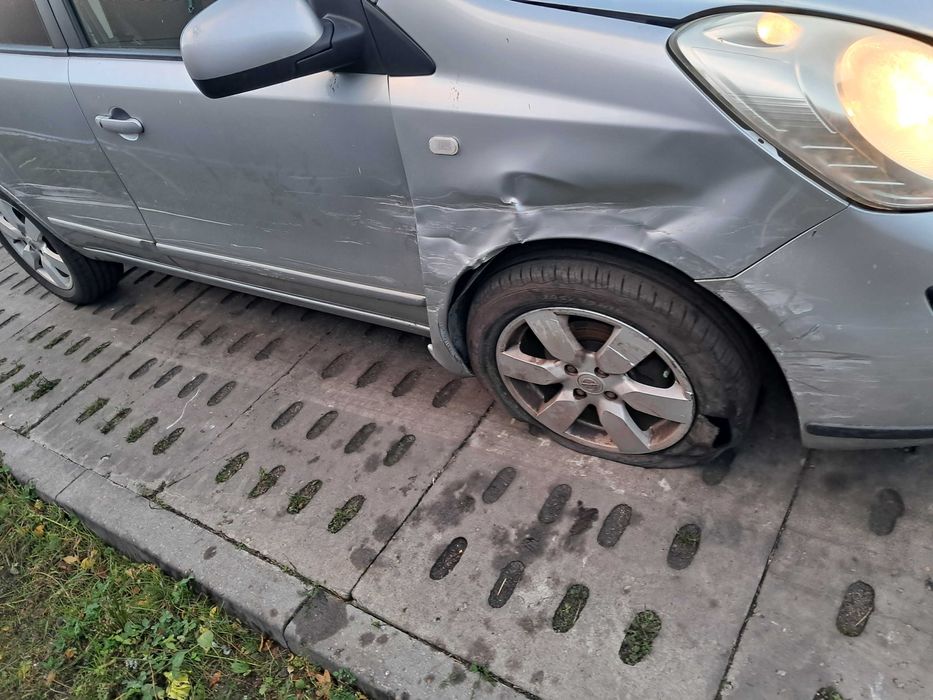 Nissan Note na Części 1.4 16V CR14 Kompletny Przód Note Kolor KYO KY0