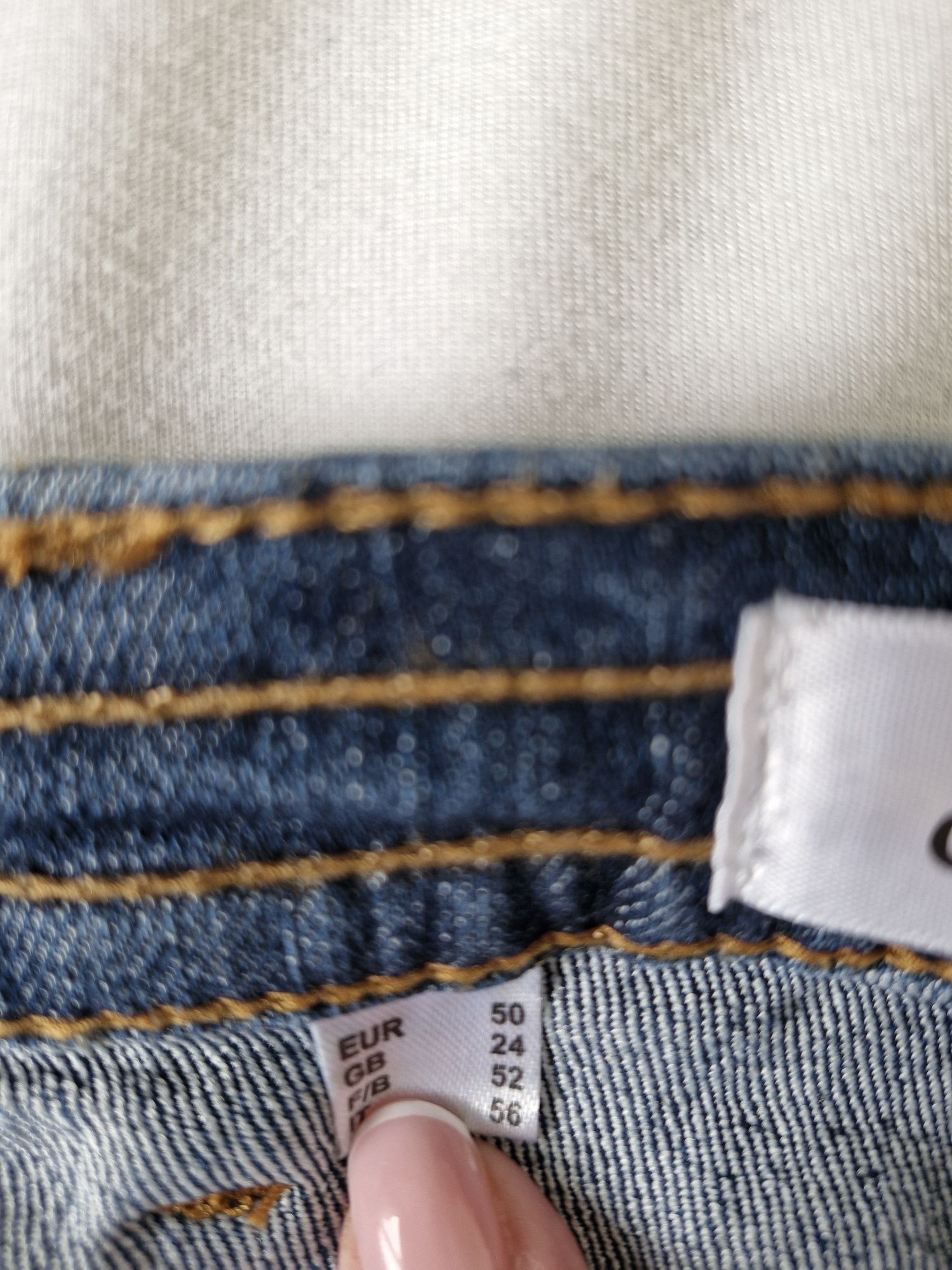 Spodenki szorty jeansowe Plus size Bonprix roz. 50