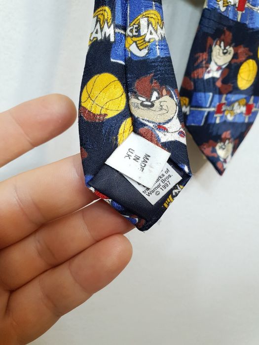 Krawat Space Jam kosmiczny mecz 155cm retro vintage 1997 rok