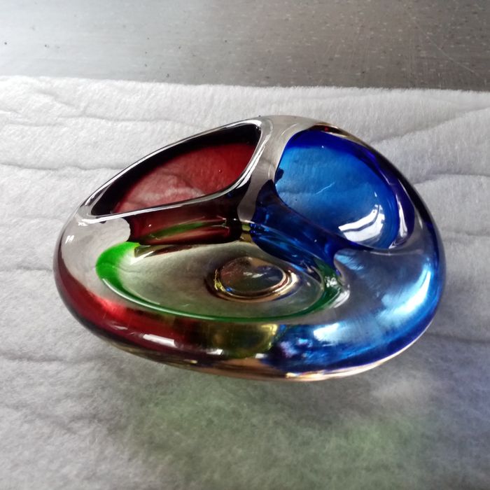 Czechosłowacja antyk piękne szkło artystyczne, rzadkie