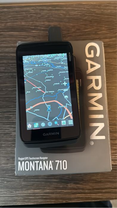 Nawigacja Garmin Montana 710 plus uchwyt na motocykl