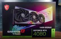 Karta Graficzna GeForce RTX™ 4080 16GB GAMING X TRIO