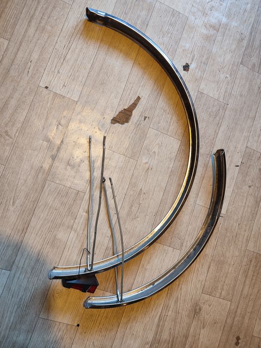 Błotniki chromowane 28'