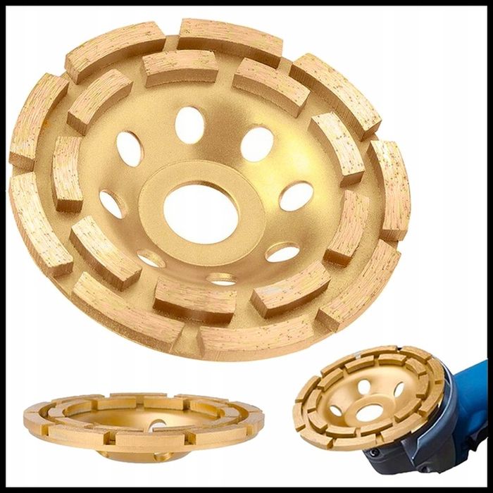 Zestaw Tarcza Dwusegmentowa Tarcza Turbo Do Betonu 125mm Tarcz Garnkow