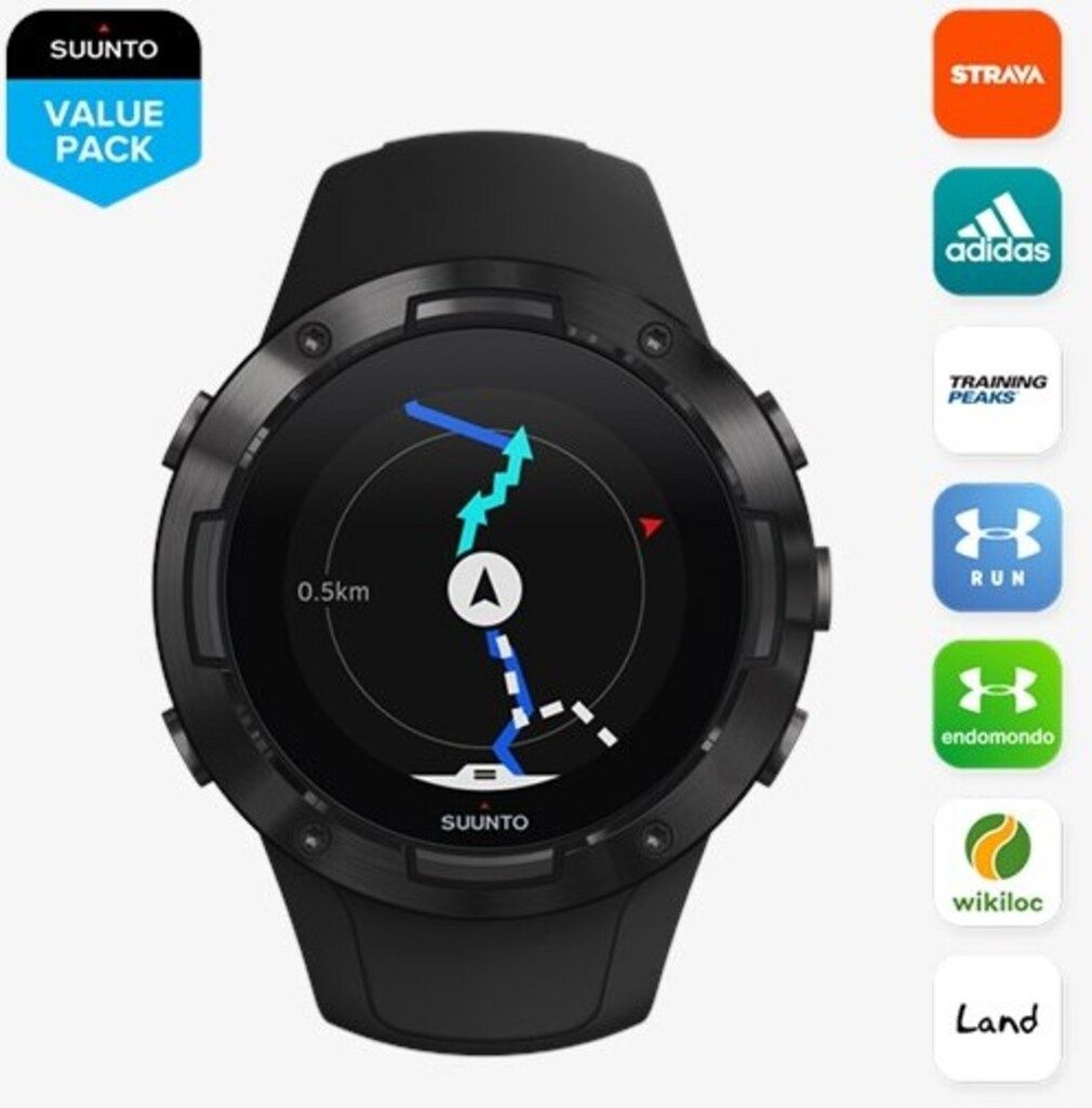 Спортивний годинник Suunto 5 All black