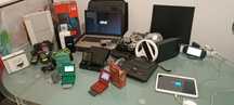 Lote de jogos, consolas, tablet e outros