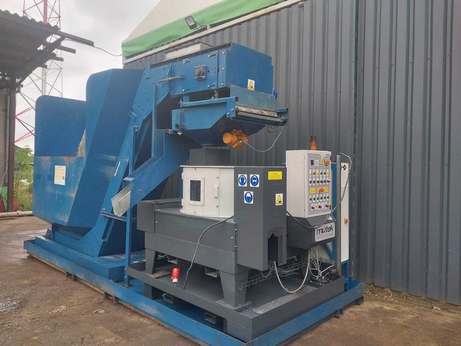 prasa do złomu, brykieciarka do wiórów aluminiowych Mütek NEM 300