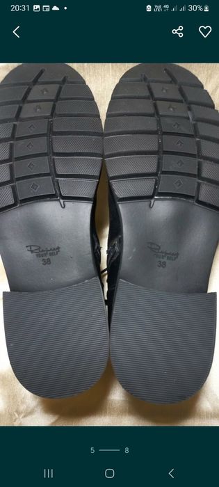 Шкіряні черевики Respect 38 теплі напівчобітки сапожки ботинки