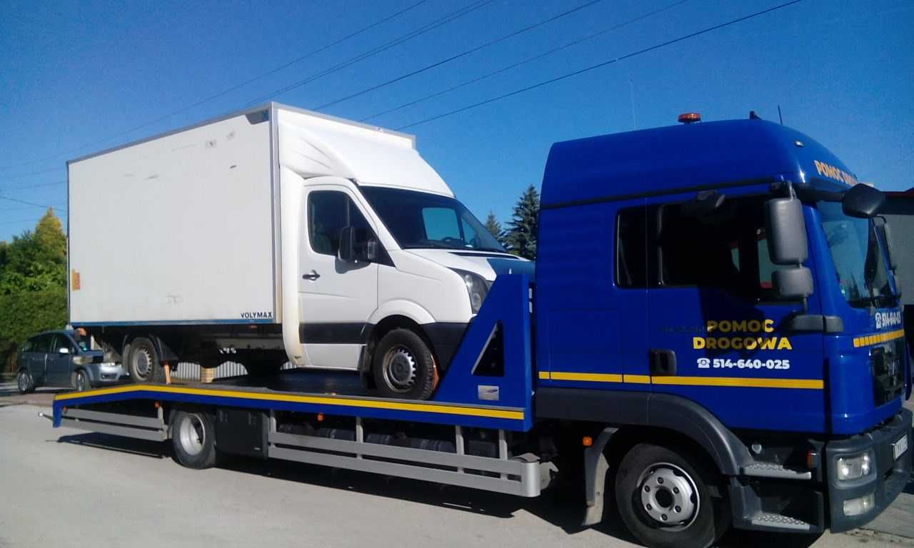 Pomoc Drogowa Holowanie Laweta 24 h Transport Naprawa na drodze.