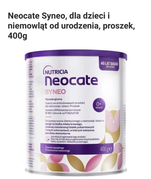 Neocate Syneo.