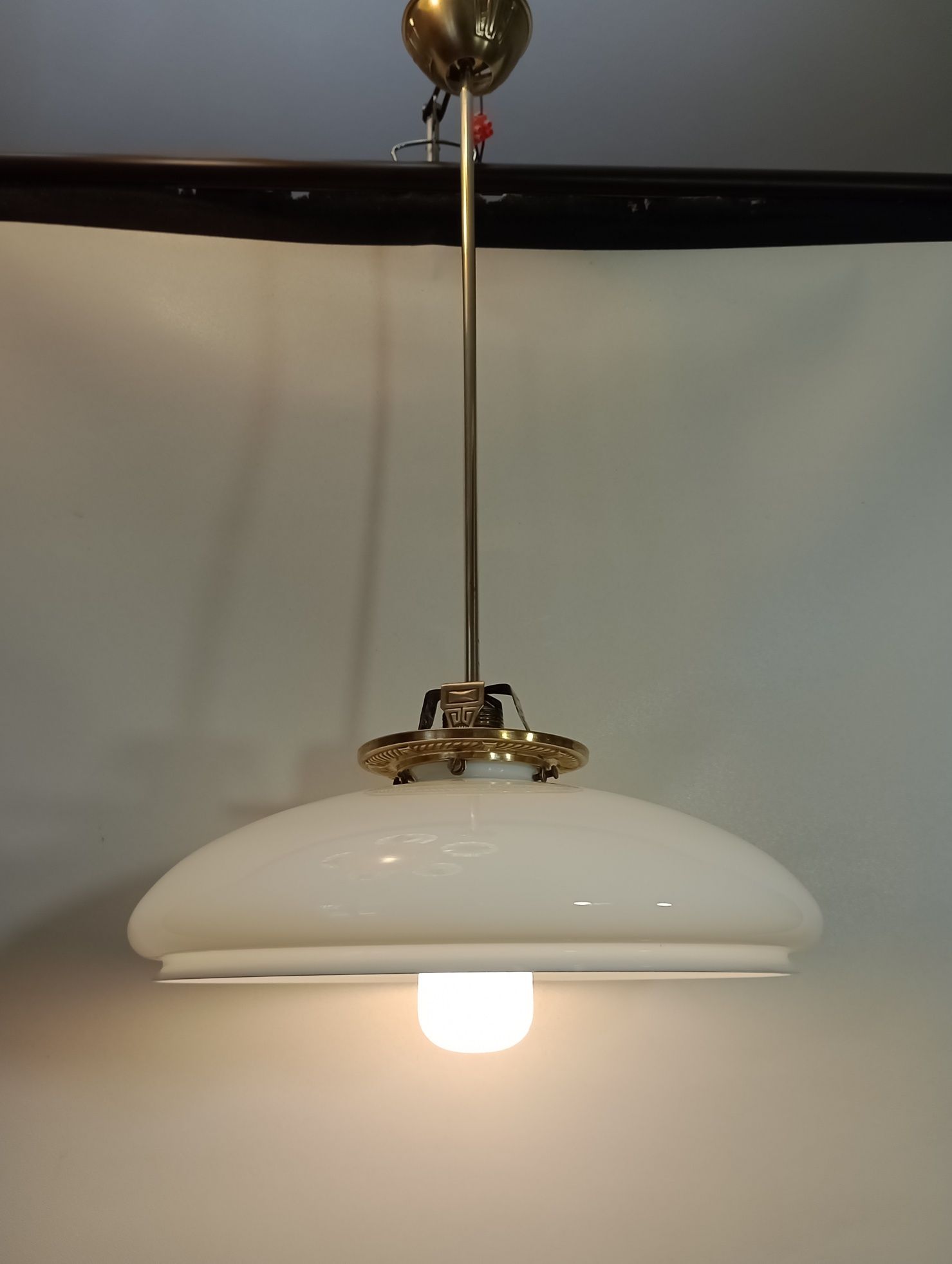 Przedwojenna lampa sufitowa Art deco,unikat