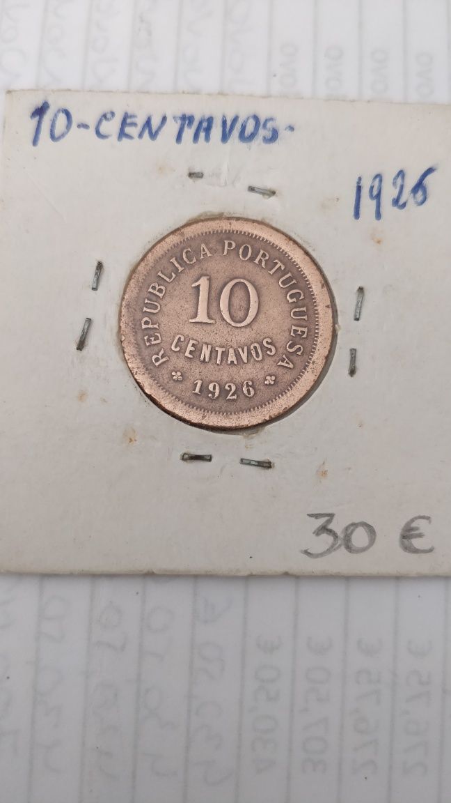 Moeda 10 centavos 1926