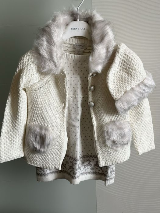 Сукня пальто шапка на дівчинку 98