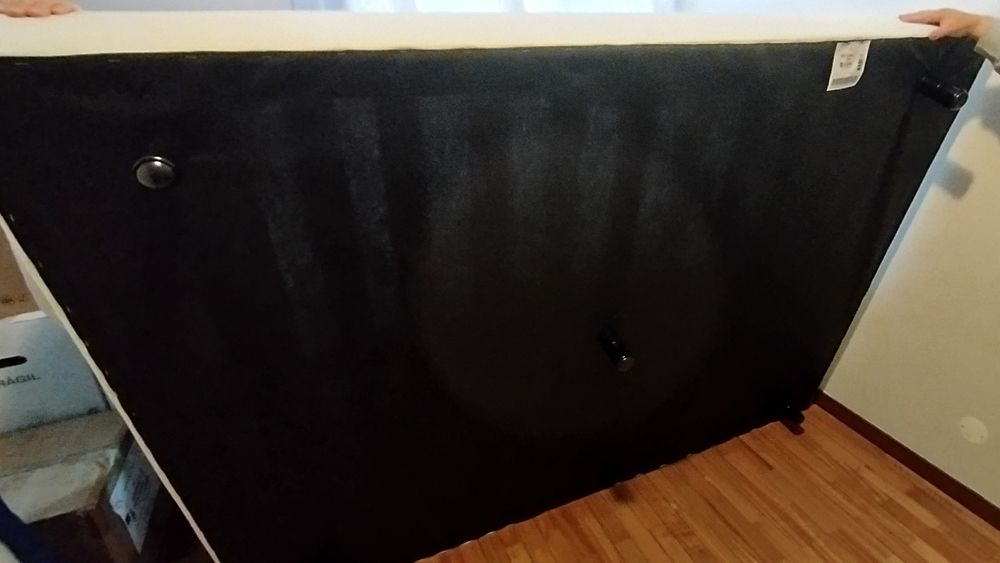 Estrado Molaflex Roma pele branco 200x150