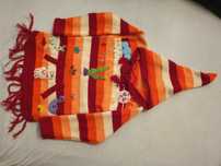 Sweter z kapturem z Peru dla 4-5 latka