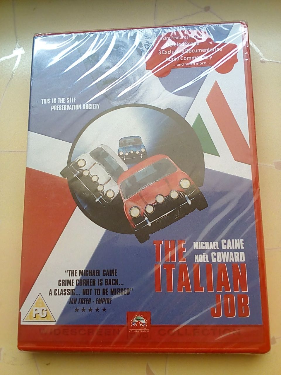 WŁOSKA ROBOTA (THE ITALIN JOB) 1969 Michael Cain, Benny Hill DVD folia