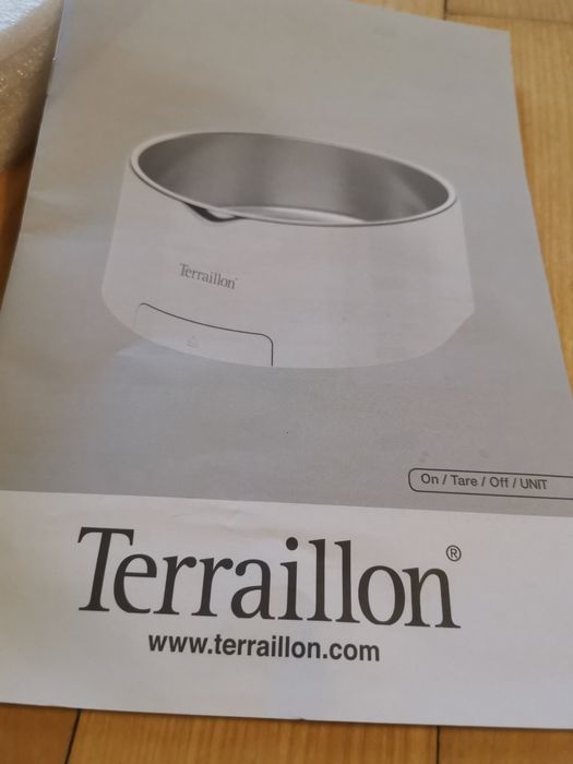 Waga z miską do karmy dla zwierząt -  psa