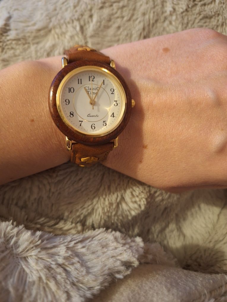 Zegarek damski ClassiC Time Quartz toffi Vintage