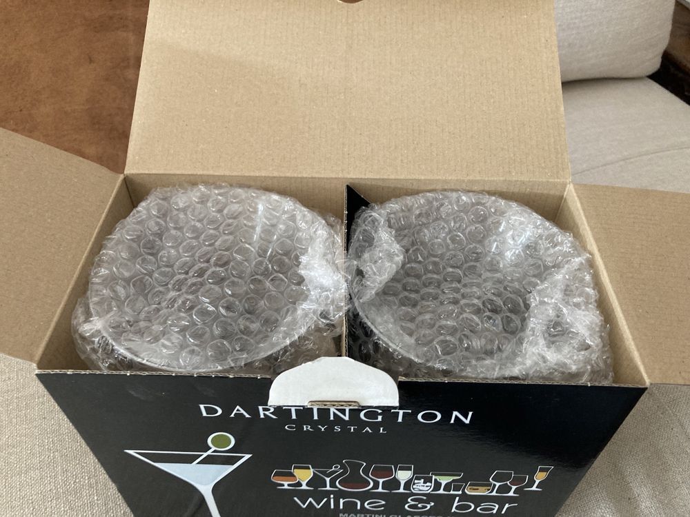 Taças de Martini em cristal — Dartington Wine & Bar