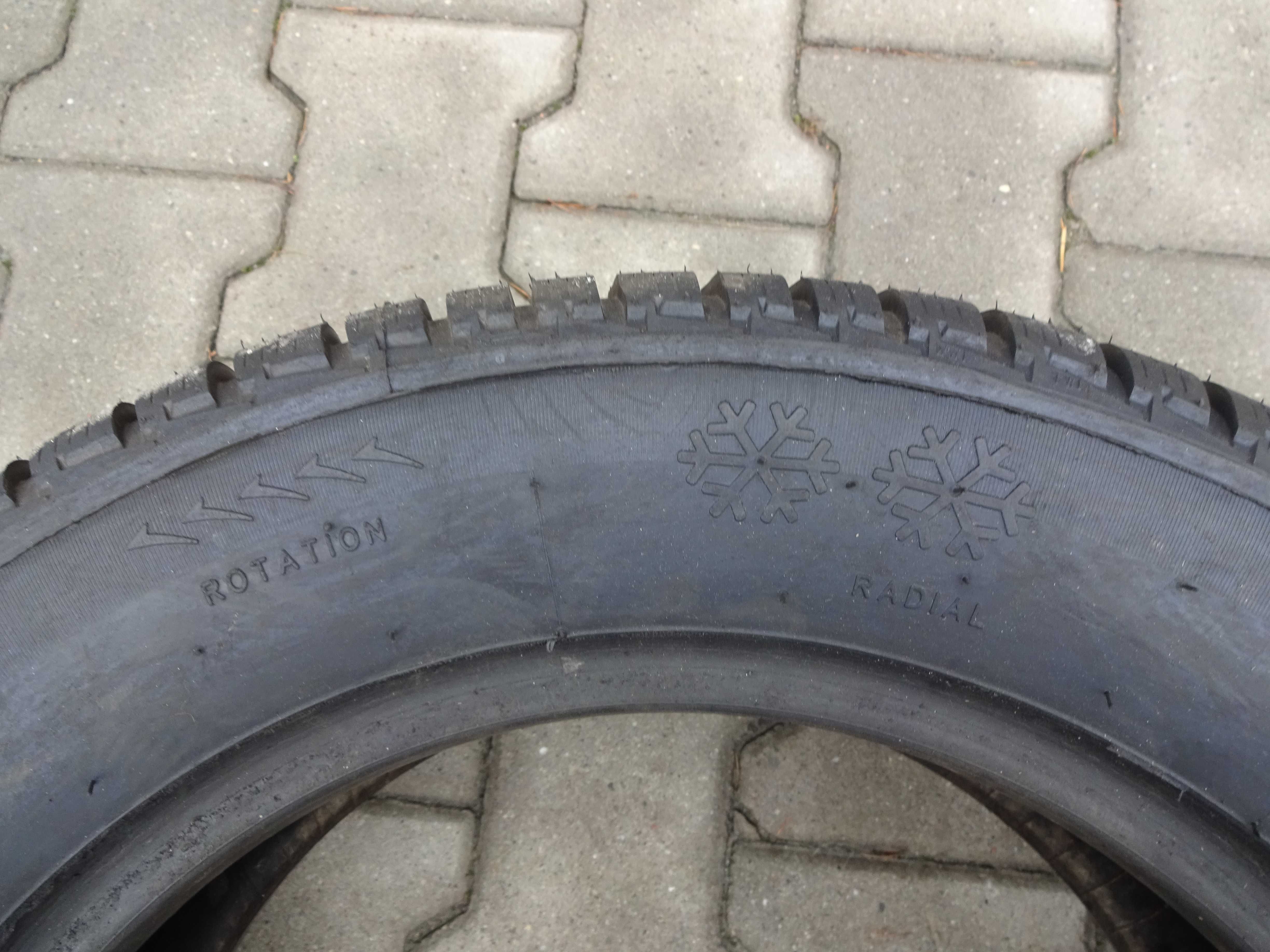 4x Opony Bieżnikowane 225/55R16 Zimowe Drugi Gatunek