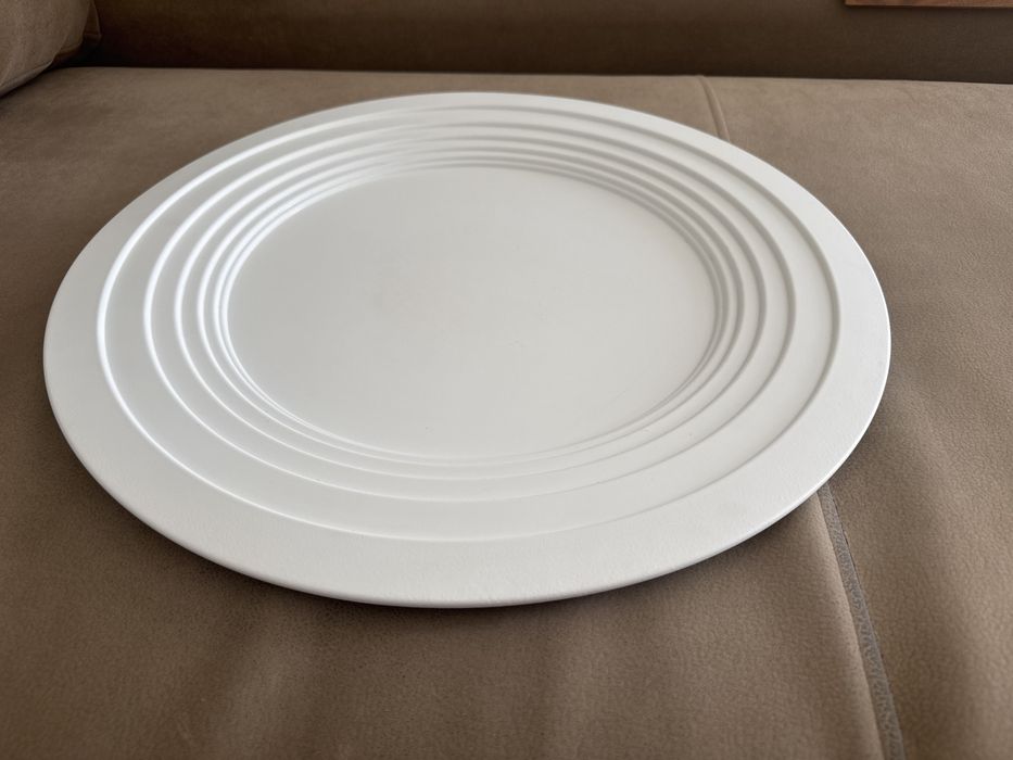 Taca patera Alessi Le Cerchie średnica 48 cm biała