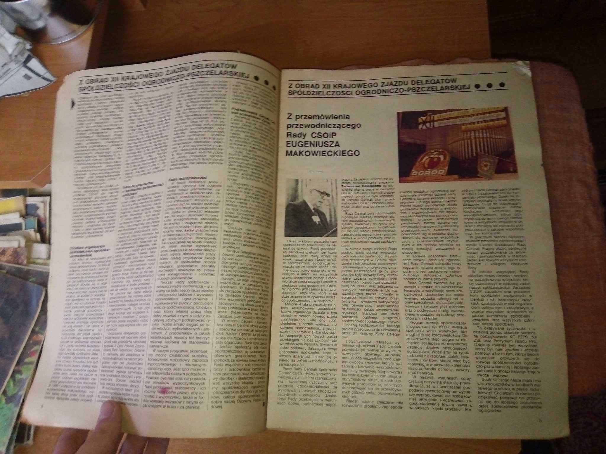 Owoce warzywa kwiaty dwutygodnik 9 1987 ogrodniczy gazeta czasopismo