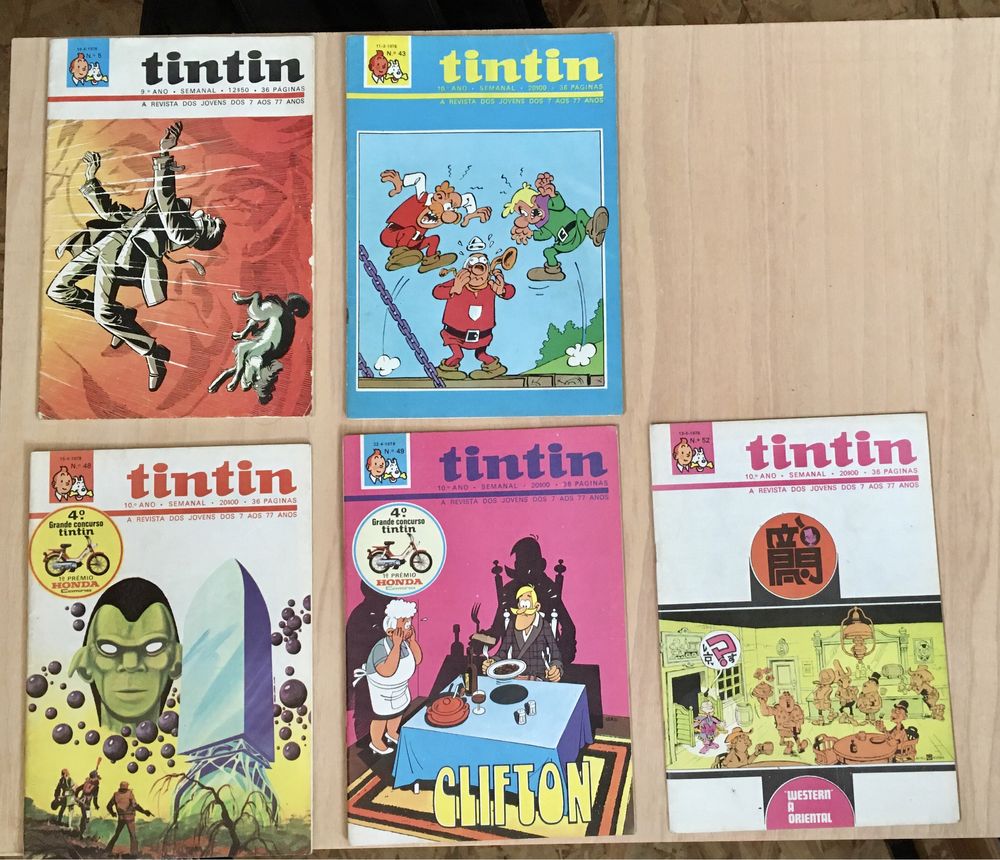 Fascículos Jornal da BD, Tintin