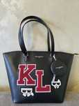 KARL LAGERFELD nowa, czarna oryginalna torba shopper