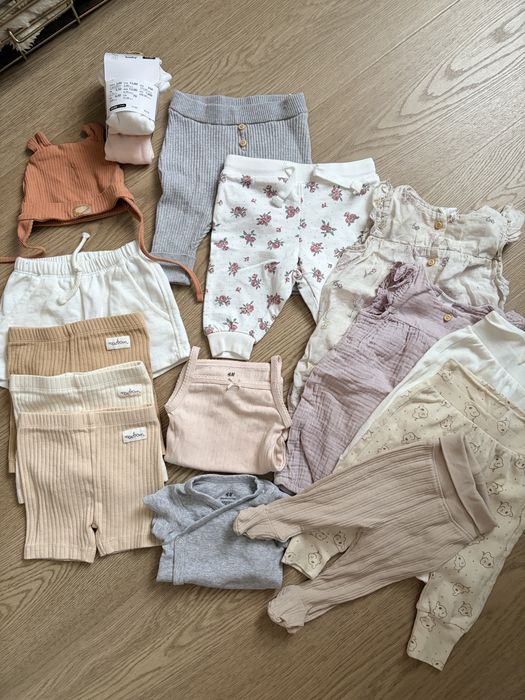 Zestaw ubranek niemowlecych paka H&M Zara