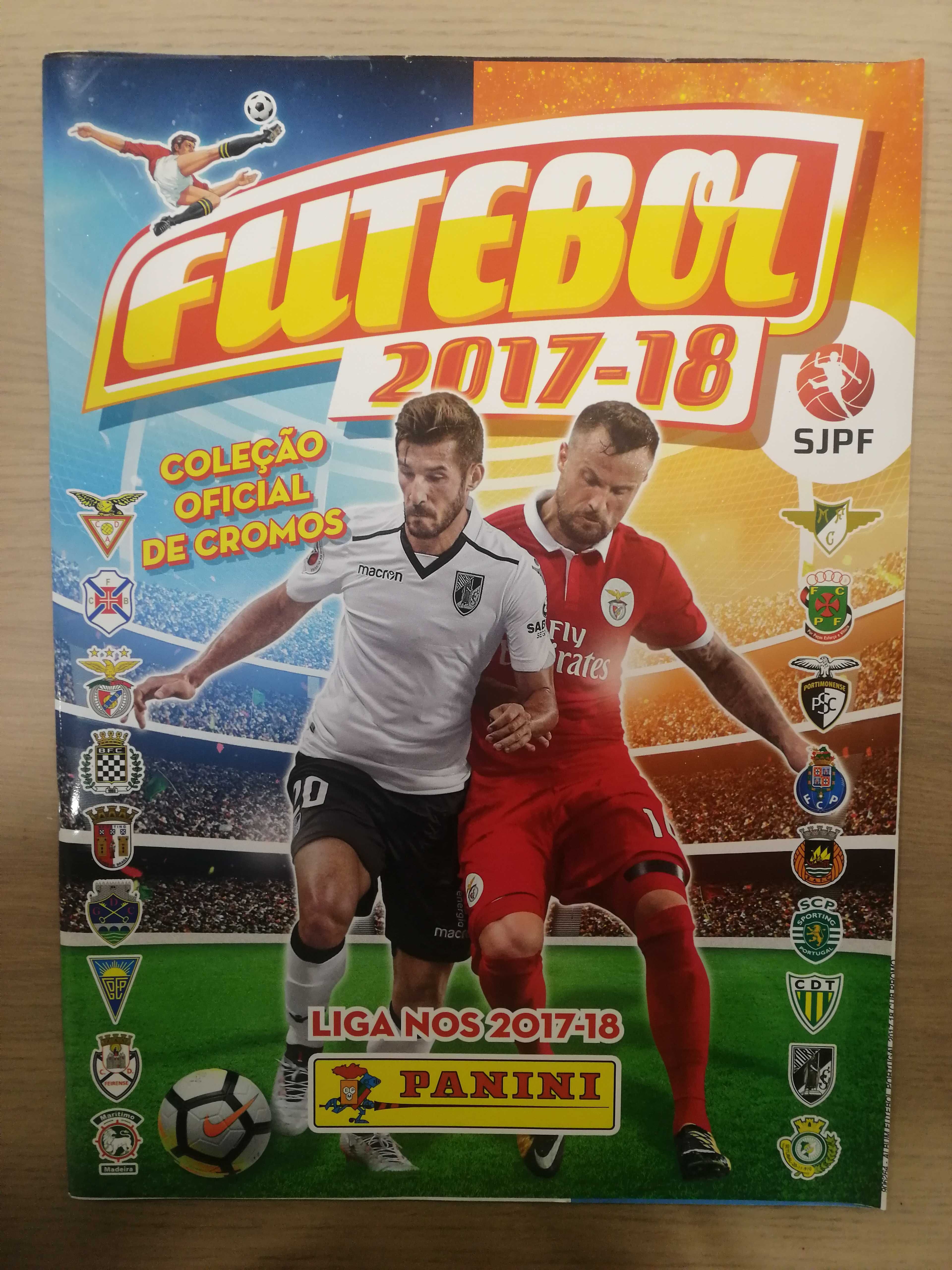 Caderneta Futebol 2017-18 - Panini [Vazia]