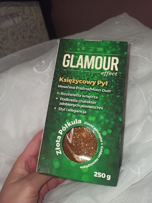 Glamour Effect Księżycowy Pył Złota Półkula - Brokat sypki