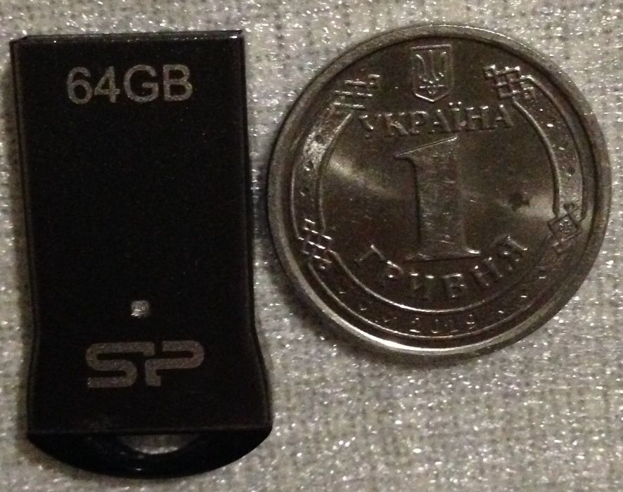 USB флеш накопитель Silicon Power 64Gb mini 2.6 грамма