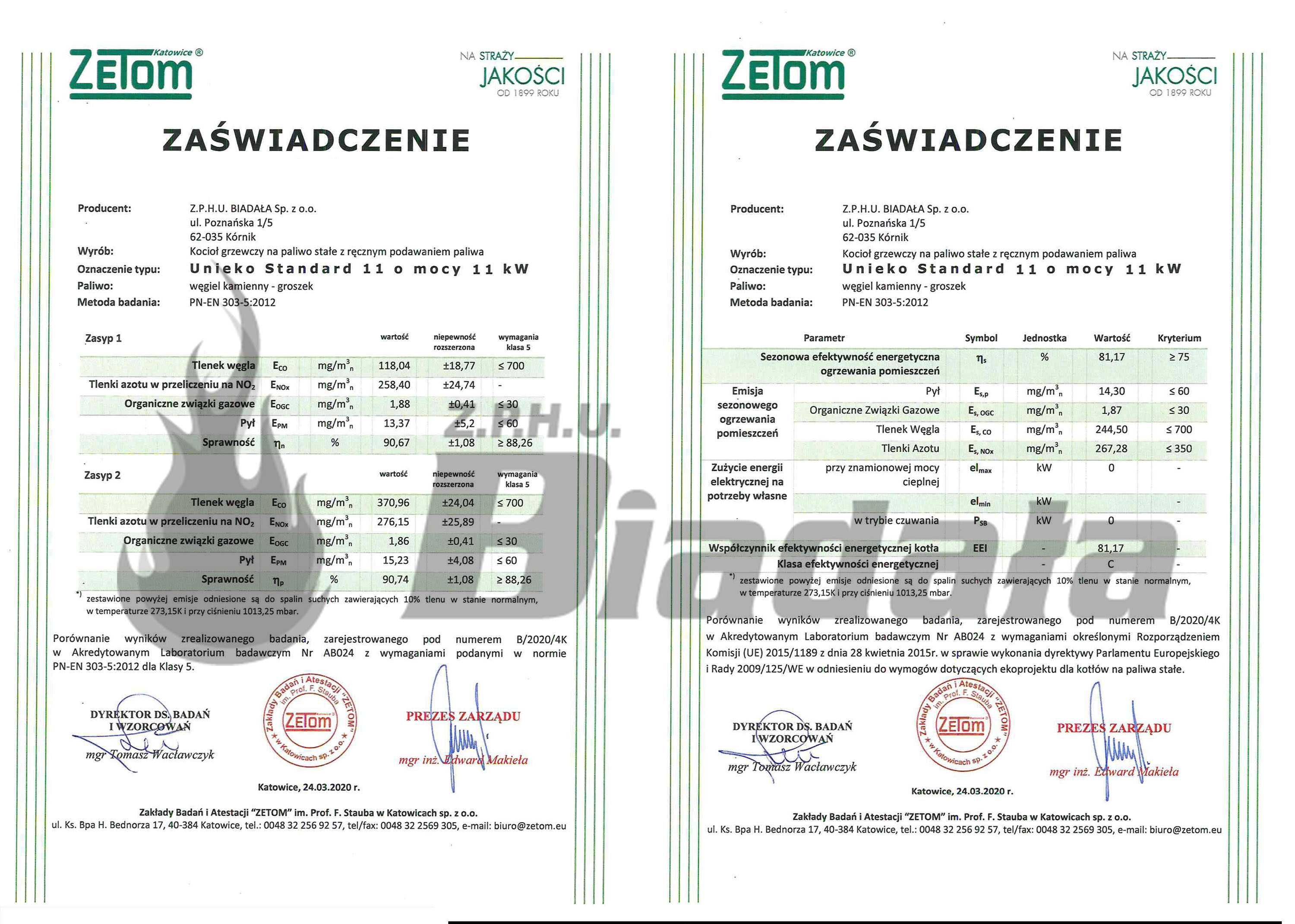 KOCIOŁ na DREWNO / WĘGIEL / CHRUST - piec, kotły 5 KLASA Unieko 11kw