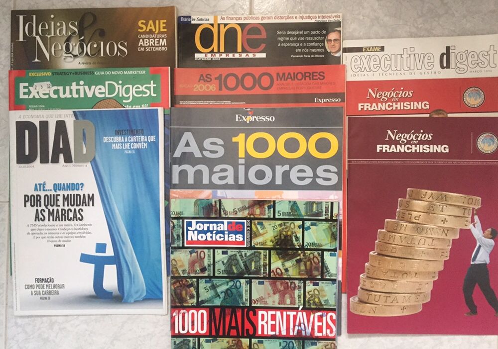 Lote de Revistas de Economia antigas