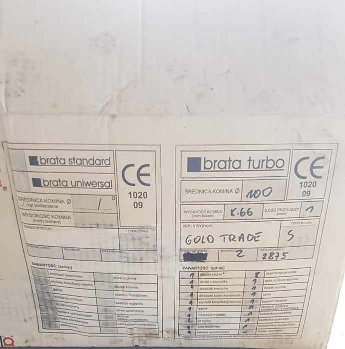 Komin systemowy firmy BRATA