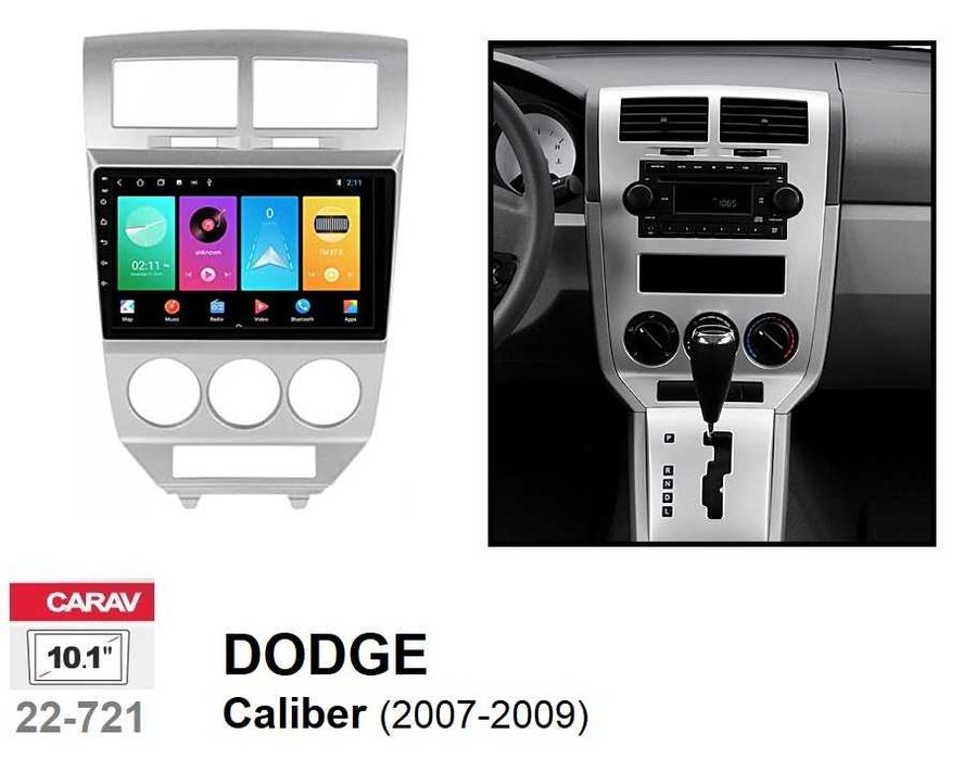 (NOVO) Rádio 2DIN DODGE • Caliber • Journey • Ram • Android GPS